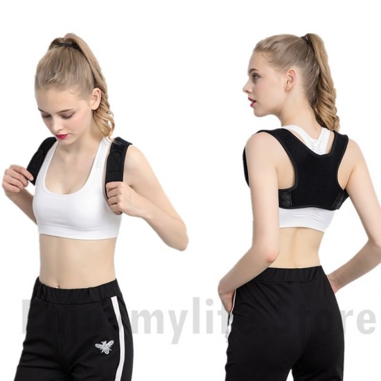 Adjustable Upper Back Brace Posture Corrector for Men and Women Adjustable Upper Back Brace Posture Corrector for Men and Women