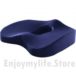 Non-Slip Orthopedic Coccyx Tailbone Pain Relief Memory Foam Seat Cushion