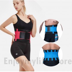 Women And Men Adjustable Neoprene Elastic Sport Waist Support Belt Women And Men Adjustable Neoprene Elastic Sport Waist Support Belt