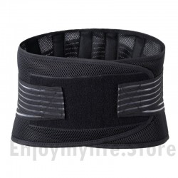 Dual Adjustable Straps Stabilizing Lower Back Brace Lumbar Support Belt