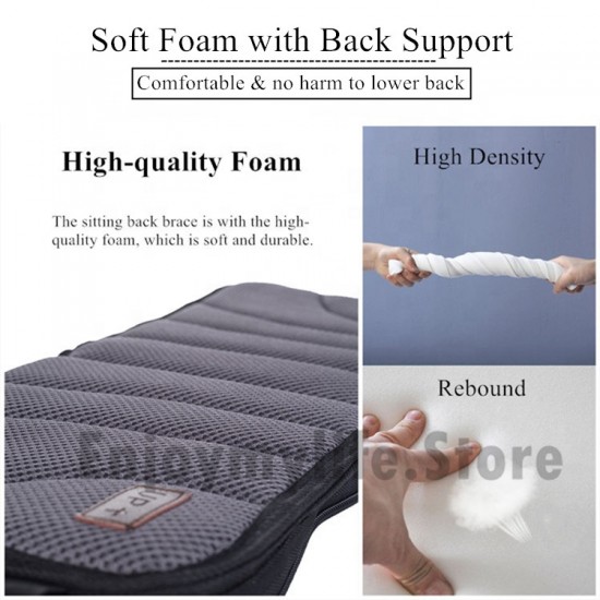 Upgrade Version Lower Back Pain Relief Portable Back Support Sitting Posture Corrector with Removable Hot or Cold Pack