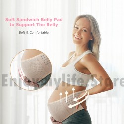 Cotton Pregnancy Support Belt Belly Band Maternity Belt