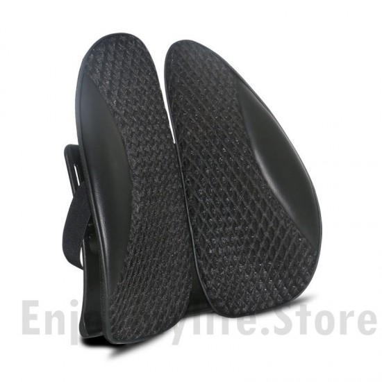 Adjustable Breathable PU Leather Back Rest Lumbar Support for Multi-use