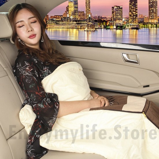 Shape-shift Cushion Lumbar Back Support Pillow with Neck Pillow Set