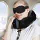 Travel Pillow 100% Pure Memory Foam With Breathable Cove Neck Pillow