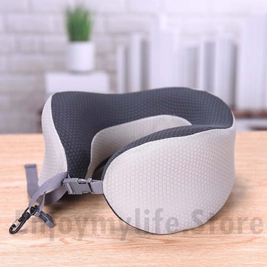 Memory Foam U Shape Travel Pillow with Travel Kit Memory Foam U Shape Travel Pillow with Travel Kit