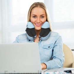 Adjustable Height U-Shape Memory Foam Travel Pillow Adjustable Height U-Shape Memory Foam Travel Pillow
