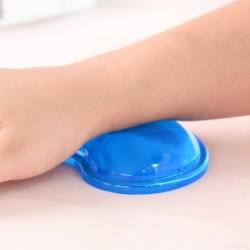 Multi-color Silicone Gel Translucent Heart-shaped Ergonomic Design Mouse Pad Wrist Rest Pillow