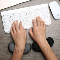 Multi-color Silicone Memory Foam Translucent Ergonomic Design Mouse and Keyboard multi-use Pad Wrist Rest Pillow