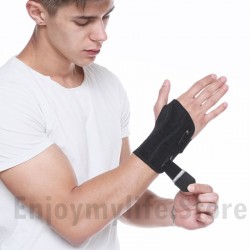 1PCS Carpal Tunnel Wrist Brace with Two Removable Splint and Adjustable Support Wrap